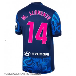 Atletico Madrid Marcos Llorente #14 Replik 3rd trikot 2024-25 Kurzarm